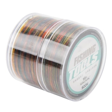 Powerful Fishing Line,Strong Fishing Line 0.6mm Colorful Fishing Line Braided Fishing Line Remarkable Clarity