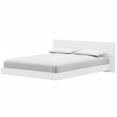 thumbnail image 2 of Nexera Satori Low Platform Full Bed with Headboard, White Oak, 2 of 7