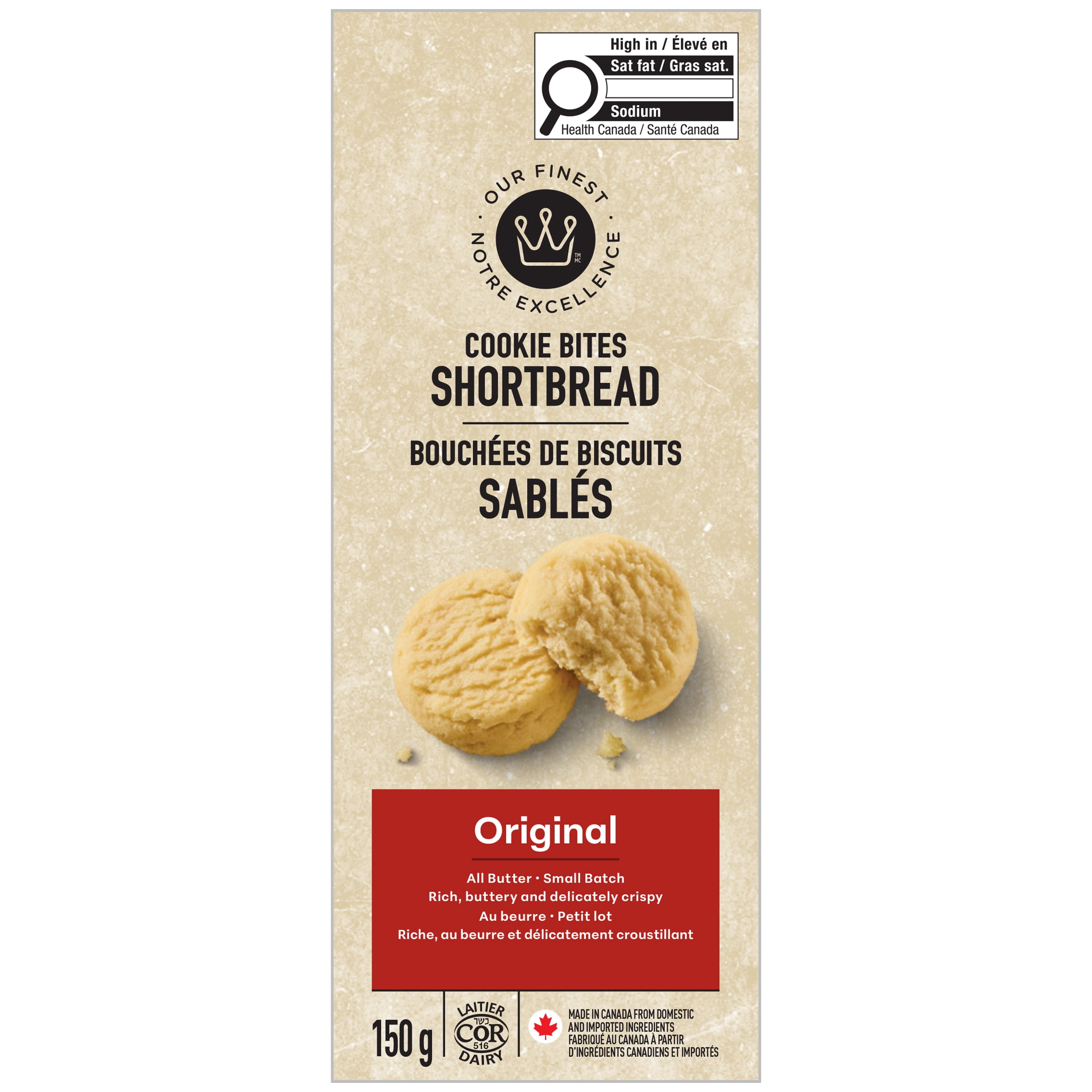 Our Finest Original Shortbread Cookie Bites