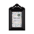 thumbnail image 1 of DesignOvation Cantua 4" x 6" Black Decorative Tabletop Picture Frame, 1 of 9