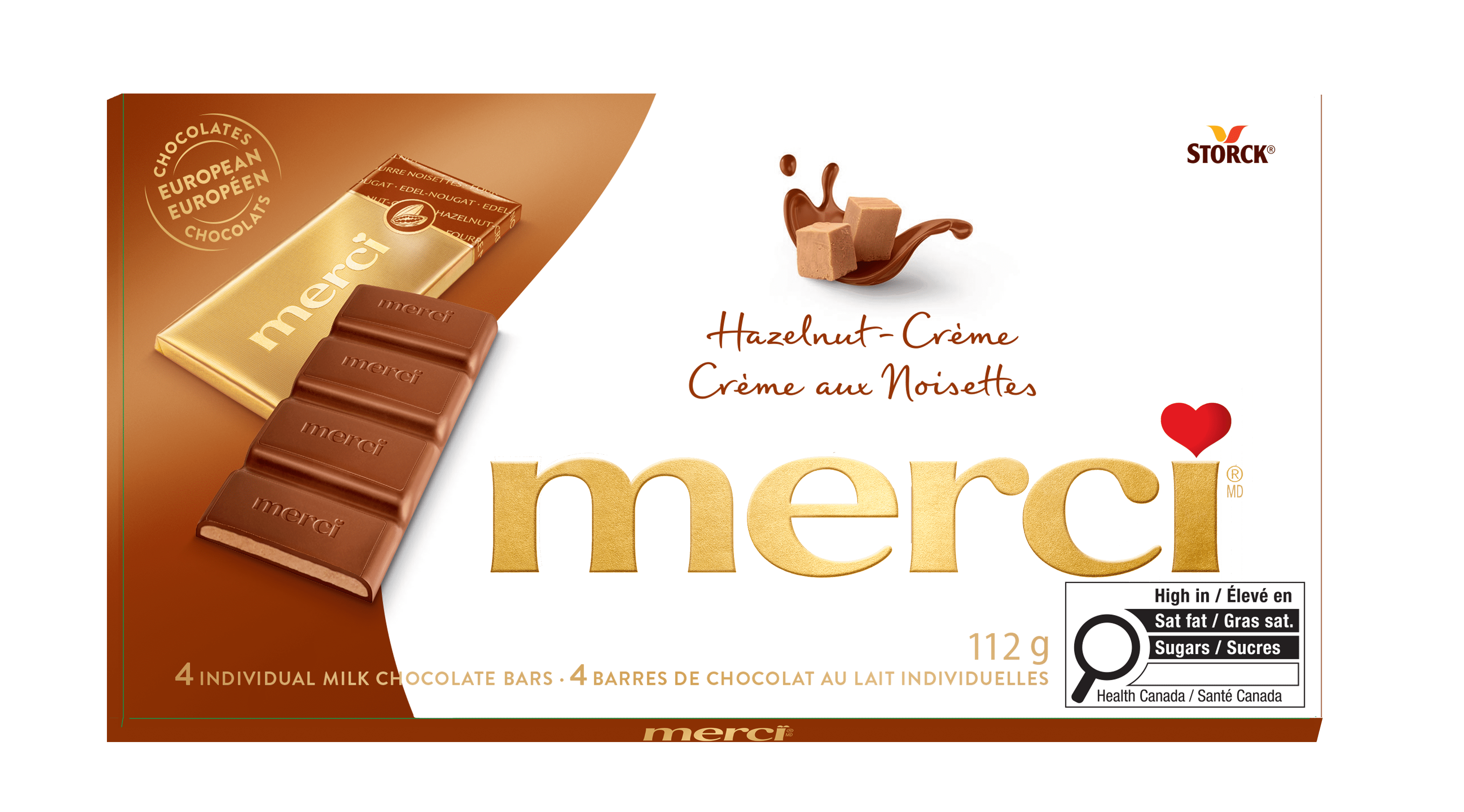 merci® Chocolate Bars - Hazelnut-Crème