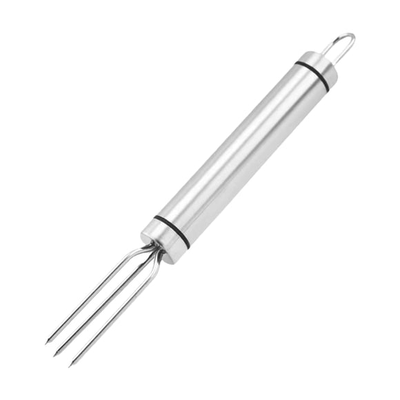 Stainless Steel Barbecue Forks for Corn and Potatoes | Durable Tri-Edged Design for Outdoor Grilling and Family Gatherings