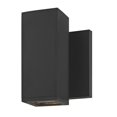 thumbnail image 1 of Wall Mounted Square Cylinder Up/Down Outdoor Light in Matte Black Finish, 1 of 4
