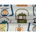 thumbnail image 5 of oneOone Tissu Velours Blanc Rétro Lanterne Matériel de Robe Tissu Imprimé Tissu au Mètre 58 Pouces de Large, 5 of 5