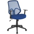 thumbnail image 1 of Salerno Series High Back Green Mesh Office Chair with Arms, 1 of 7