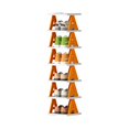thumbnail image 3 of Birdeem Multi-Layer Letter Shoe Rack, Small Shoe Cabinet for Household Doorstep Balcony, and Economical Folding Shoe Rack for Student Dormitories, 3 of 5