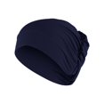 thumbnail image 1 of Chapeau de Perles Solide pour Femmes Chapeau de Chimiothérapie Musulman à Volants, 1 of 3