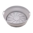 thumbnail image 1 of EGNMCR Tapis de Cuisson Casserole de Friteuse Doublures Rondes Réutilisables Doublures de Panier de Friteuse Accessoires - Remplacement des Doublures en Papier Parchemin -[8.2 Pouces] Bol en silicone, 1 of 2