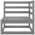 thumbnail image 3 of vidaXL 3 Piece Garden Lounge Set Grey Solid Pinewood, 3 of 5