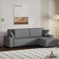 thumbnail image 1 of Canapé Sectionnel Nuage Modulaire de 96 Pouces, en L avec Ottoman Mobile et Coussins, 1 of 7