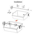 thumbnail image 4 of Kit de Grill Électrique, Moteur Électrique à Haute Capacité de Charge, Kit de Grill Stabilisé pour une Cuisson Uniforme, Facile à Transporter et à Utiliser, Kit de Rôtissoire Automatique, 4 of 8