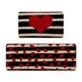 thumbnail image 1 of Hearth & Gear Valentines Day Kitchen Rugs And Mats Set Of 2 Valentines Kitchen Mats Farmhouse Mats For Floor Decorations Decorative Valentines Day Kitchen 16x24 Inch And 16x43 Inch Soft Blankets for, 1 of 5
