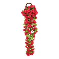 thumbnail image 2 of KITTEHIGM Roses Hanging Flowers Artificial Decorations Silk Roses Faux Hanging Plants Faux Hanging Roses Hanging Artificial Flowers Summer, 2 of 6