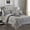 Grey, variant on JML Polyester Comforter Sets, California King, Gray, 10-Pieces