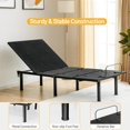 thumbnail image 4 of Giantex Base de Lit Ajustable, Lit Inclinable Électrique avec Inclinaison de la Tête et des Pieds, Télécommande Sans Fil, Éclairage DEL sous le Lit et Doubles Ports USB, Cadre de Lit Ajustable, Simple TG, 4 of 8