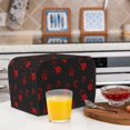 thumbnail image 5 of Toaster Cover 4 Slice Terror Dustproof Bread Maker Cover Fingerprint Bakeware Protection Wide Slot Toaster Bag Reusable Kitchen Small Appliance Cover TC278, 5 of 5