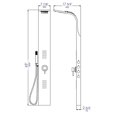 thumbnail image 5 of ALFI brand ABSP30 Shower Panel Brushed Stainless Steel, 5 of 5