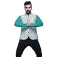 thumbnail image 4 of Atasi Veste de Fête pour Hommes Imprimée Décontractée Élégante pour Mariage - Grande Taille, 4 of 6