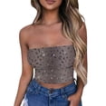 thumbnail image 1 of Tube Tops, Womens Printed Strapless Yoga Exercise Chest Wrap Pullover, 1 of 4