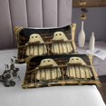 thumbnail image 3 of Erosebridal Halloween Theme Coverlet Set King, Spooky Animals Bed Quilt, 3 Pieces, 3 of 5