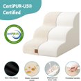thumbnail image 4 of Dog Stairs for Small Dogs .” H Pet Step with Leakproof Cover High Density Foam Cat Ramp for Couch Sofa or Chair Lightweight Durable Comfort .x.x Step, 4 of 7