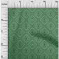 thumbnail image 2 of oneOone Rayon Green Fabric Geometric Sewing Material Print Fabric By The Yard 56 Inch Wide, 2 of 4