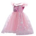 thumbnail image 2 of HAWEE Costume de Princesse des Neiges pour Filles Reine des Neiges Flocon de Neige Paillettes Déguisement pour Fête d'Halloween, 2 of 7