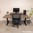 thumbnail image 4 of Desky Bureau Assis-Debout à Double Stratifié - Select Beech / 70,9 x 29,5 Pouces / Blanc, 4 of 10