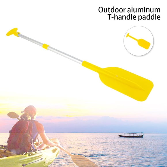 Boat Oars Telescopic Paddle Aluminum Kayak Paddles Adjustable Length Canoe Paddle with Anti-Slip Grips for Kayak Telescoping Plastic Boat Paddle Canoe(Yellow)