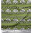 thumbnail image 1 of Soimoi Polyester Crepe Fabric Leaves,Floral & Paisley Block Fabric Prints by Yard 42 Inch Wide, 1 of 3