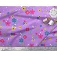 thumbnail image 3 of Soimoi Japan Crepe Satin Fabric Artistic Flower Decor Fabric Printed Yard 42 Inch Wide, 3 of 3
