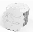 thumbnail image 4 of Inkdotpot Pack Of 100 Real Silver Foil Paper Tags Retirement Is Sweet Text Favor Hang Tags, 4 of 6