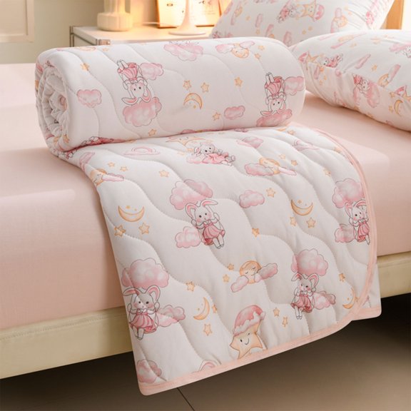 Cool Feeling Air Conditioning Quilt Ice Silk Summer Quilt Washable Quilt Core Summer Singles Double Thin Quilt Gift Summer Quilt