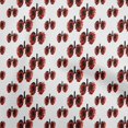 thumbnail image 1 of oneOone Popeline de Coton Rouge Tissu Matière de Robe Virus Médical Tissu Imprimé Tissu au Mètre 42 Pouces de Large, 1 of 4