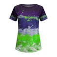 thumbnail image 4 of Pompotops Blouse Décontractée Ample pour Femme, Mode, Imprimée, Col Rond, T-Shirt, Chemises, Blouse, T-Shirt Imprimé, Liquidation, 4 of 5