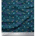 thumbnail image 1 of Soimoi Poly Georgette Fabric Bird Artistic Decor Fabric Printed Yard 42 Inch Wide, 1 of 3