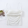 thumbnail image 1 of AherBiu Womens Camisole Tops Seamless Slim Fitting Undetshirts Summer Spaghetti Strap Basic Camisoles Solid Color, 1 of 3
