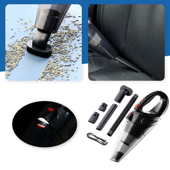 BotaniNest Powerful Portable Car Vacuum Cleaner Handheld Wireless Rechargeable High Suction For Pet Hair Car Interior Cleaning Auto Detailing Accessories