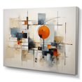 thumbnail image 2 of Designart Multi-Color Mid-Century Modern Canvas wall art, Midcentury wall art, Colorful Mid Century Abstract gracefulness I , Abstract Midcentury Wall art decor, 40x30 inches, 2 of 5