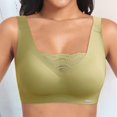 thumbnail image 3 of Women's Non Wired Padded Full Cup Bra - Wireless Supportive Bustier - W-Shape Structure Breathable Comfort Bra, 3 of 5