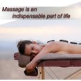 thumbnail image 3 of Table de Massage Portable Lit de Massage Lit de Spa Hauteur Réglable Table de Massage Table de Massage 2 Plis 73 Pouces de Long 28 de Large Table de Massage Berceau Salon Facial Lit de Tatouage, 3 of 7