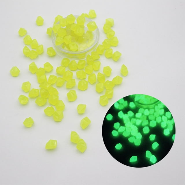 50PC Aquarium Decor Glowing Icechunk Night Light Stones