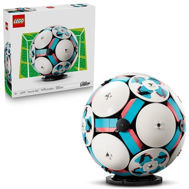 LEGO Editions Soccer Ball - Building Toy for Kids - Collectible Sports Decor for Boys & Girls, Ages 10+ - Includes Micro Stadium - Gift Idea for Birthdays - 43019