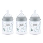 NUK Bouteille anti-calcaire à flux lisse, 3x5oz Bouteilles