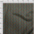 thumbnail image 2 of oneOone Cotton Cambric Fabric Leaves & Floral Block Print Fabric BTY 56 Inch Wide, 2 of 4