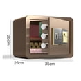 thumbnail image 4 of Boîte de Sécurité Mécanique Coffre-Fort Ménager Mini Coffre-Fort en Acier pour Bureau avec Mot de Passe Imprimé, Conçu pour Durer, 4 of 4