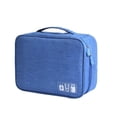 thumbnail image 1 of Digital Bag Multi-function Data Cable Storage Bag - Electronic Accessory Organizer Case for Cables, Charger, Headphones, Power Bank, USB, SD Cards, Pens, Tools, 1 of 2