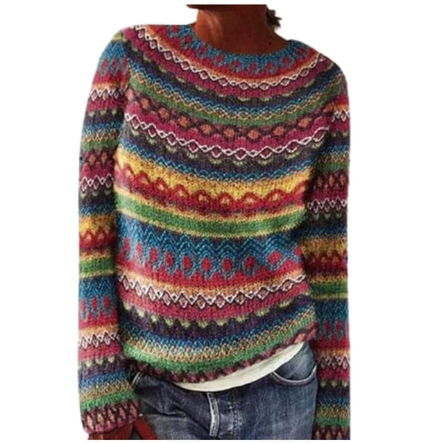 Chandails pour Femmes Hiver Automne Chandails Mignons Décontractés Amples à Manches Longues Pulls pour Femmes Hauts en Tricot