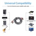 thumbnail image 2 of 5MM RCA Splitter Professional Alloy Plug Adapter Headphone Splitter Video Camera Switch Home Supplies for Television CD TV Box 3m, 2 of 7
