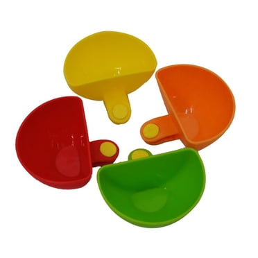 Side Dishes Serving Bowl Dipping Dish4pcs Dip Clip Bowl Plate Holder,Dish Chip And Dip Serving Set Sauce Holder For Spice Tomato Sauce Salt Veggie Vinegar Ketchup Chips